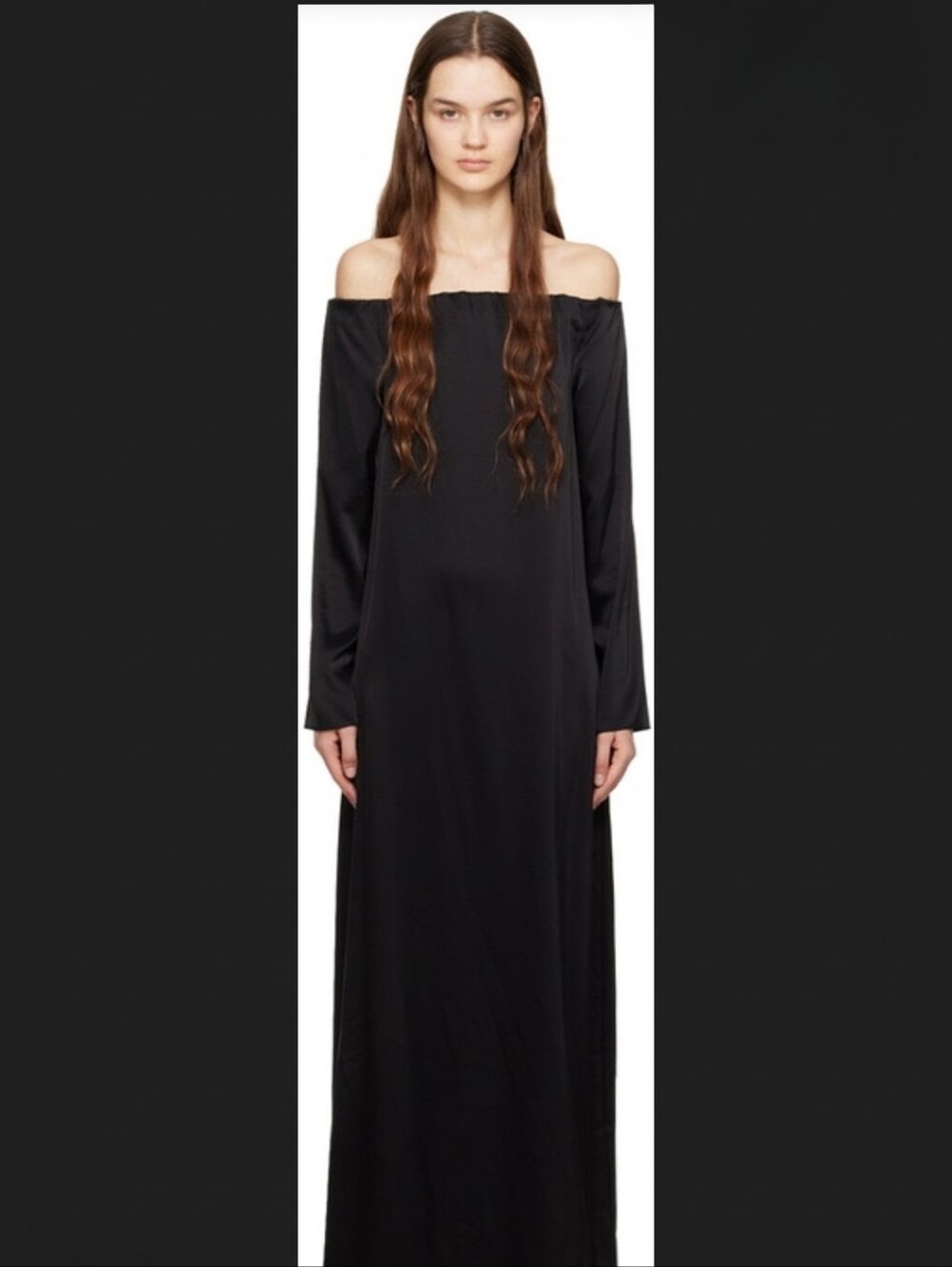 🌸 NWT ESSE STUDIOS COLUMN SILK MAXI GATHERED ENVELOPE DRESS SIZE 6